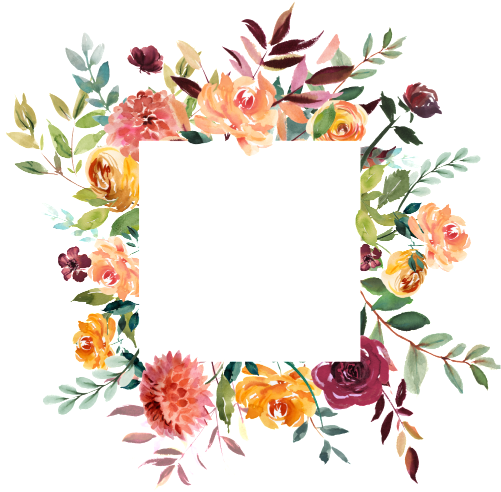 background, rose, watercolor flower Png Background Instagram
