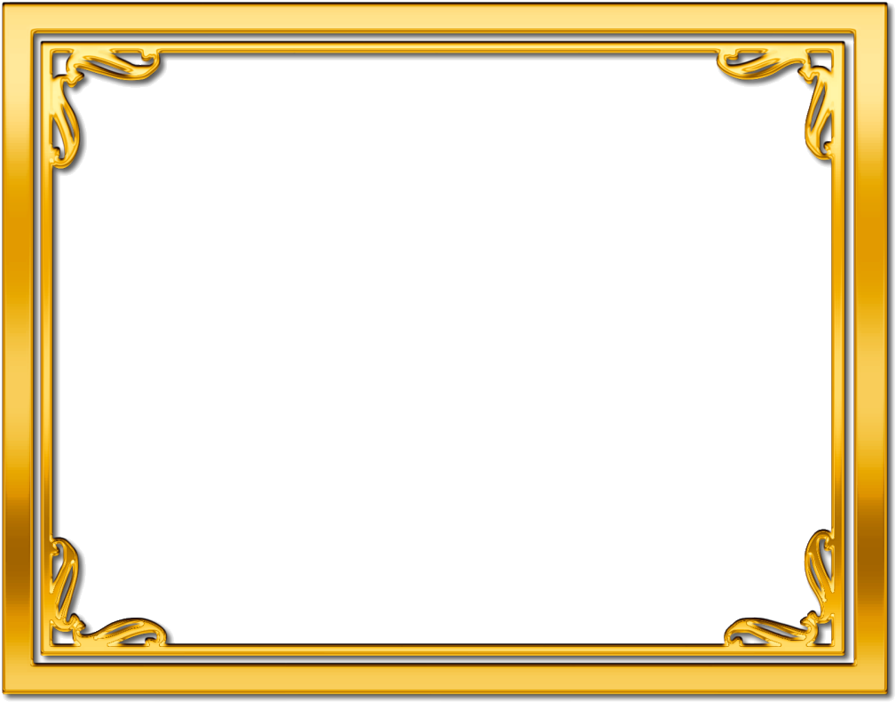frame, diploma, golden high quality png images