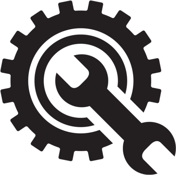 gears, monkey wrench, ampersand png background full hd 1080p