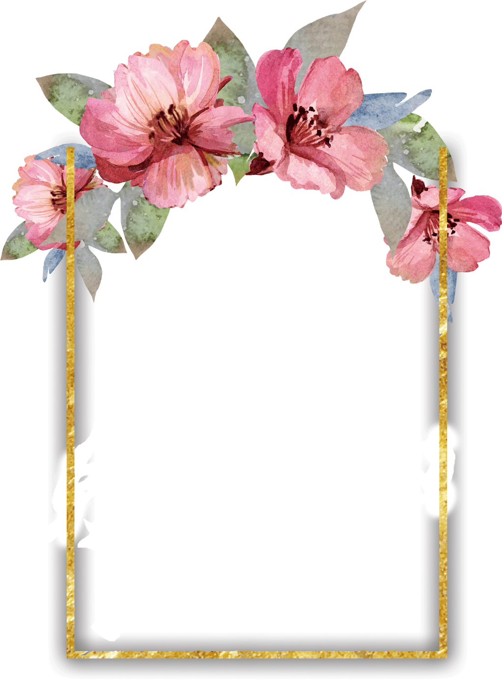 watercolor flower, illustration, floral frame Png images gallery