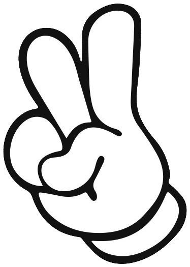 mickey mouse, peace sign, community png background hd download