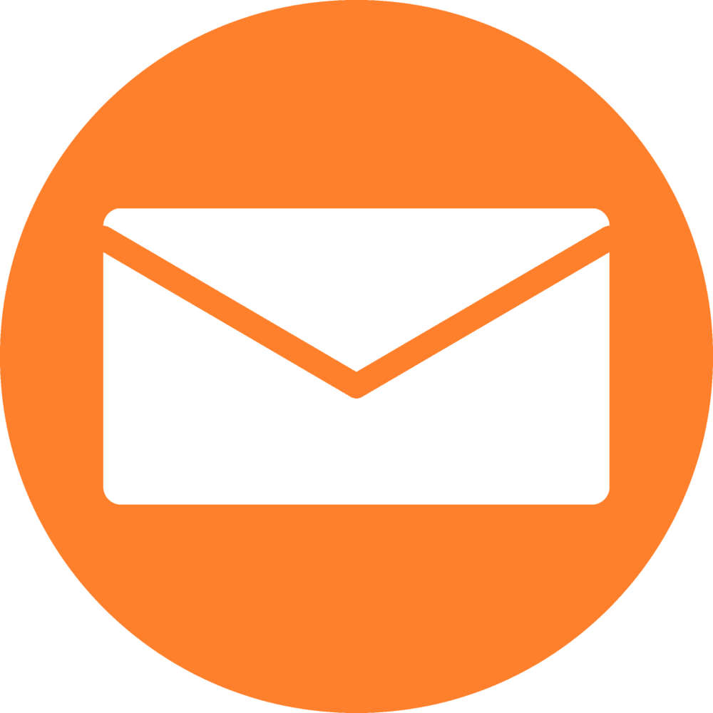 symbol, orange cone, mail Png images for design