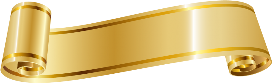 banner, golden, bow png background download
