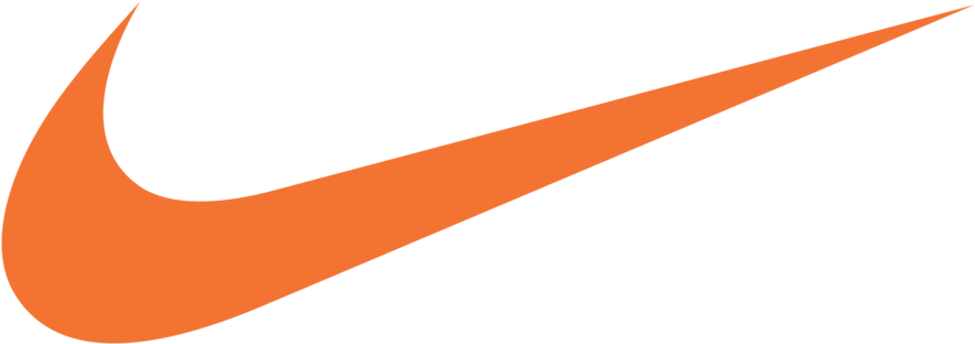 nike logo, symbol, orange cone free png vector