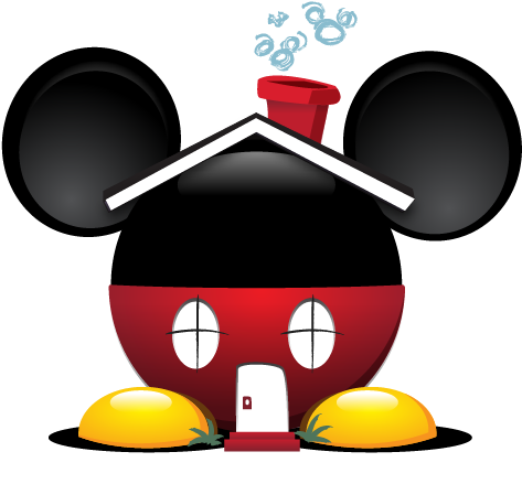 house, house logo, mickey mouse png background download
