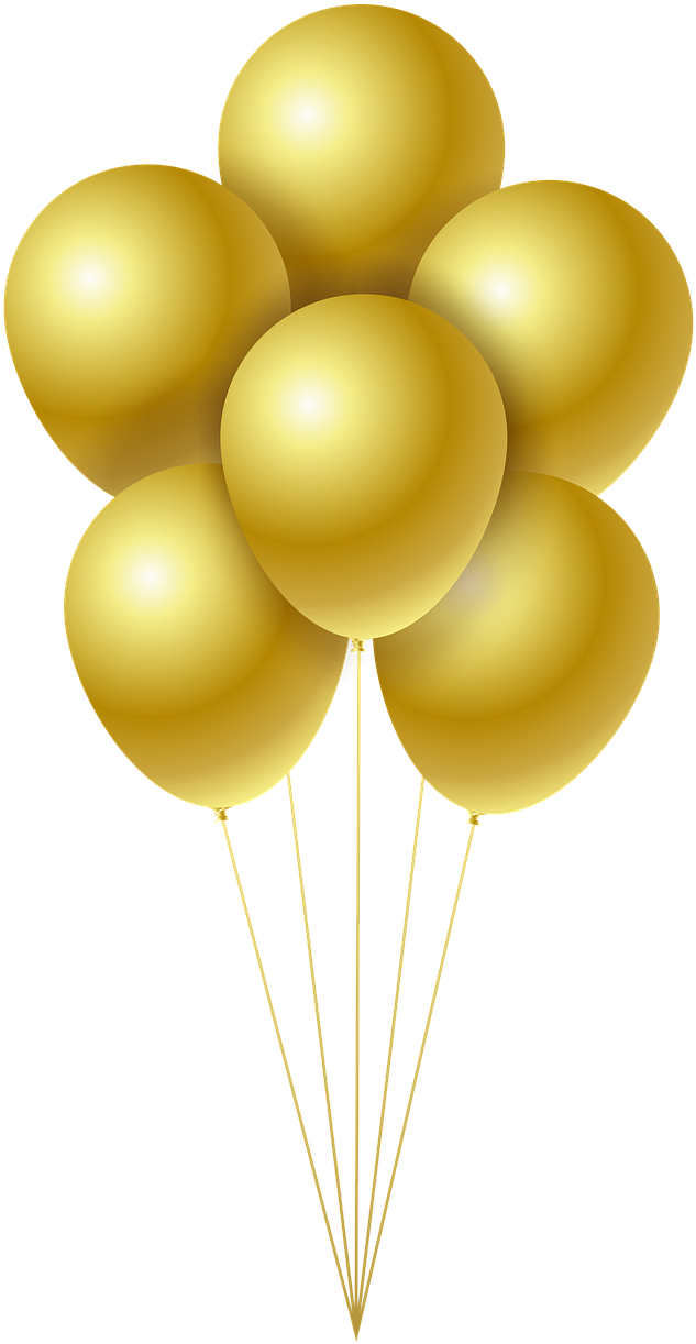 balloon, golden, texture 500 png download