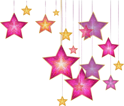 hanging lights, stars, pattern Png download free
