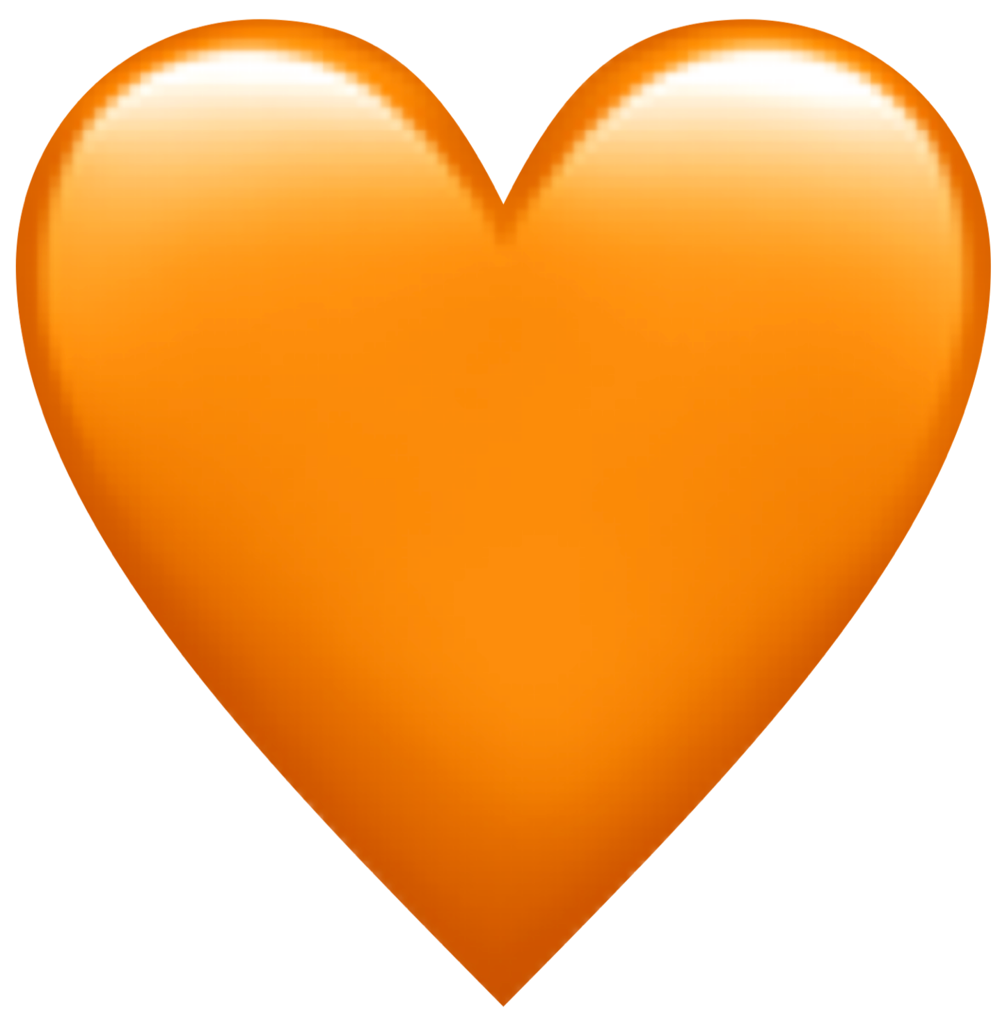 orange cone, heart, phone Png download for picsart
