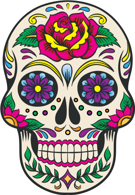 day, head, day of the dead png background full hd 1080p