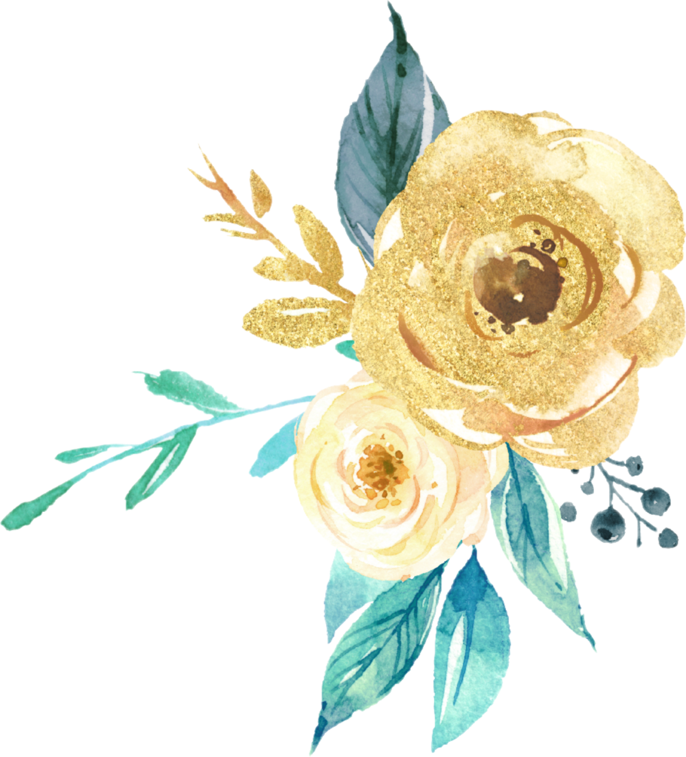 golden, tree, roses png background hd download