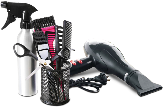 hair clippers, spa, book PNG images for editing