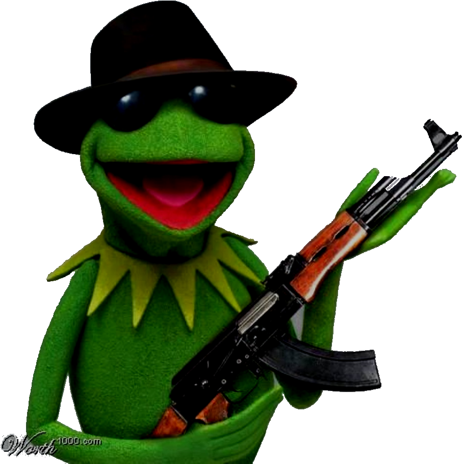 kermit the frog, weapon, food Png images gallery