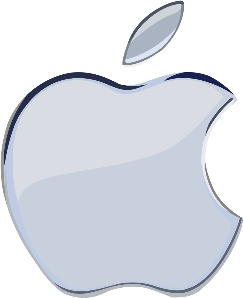 metal, banner, apple logo Png download free