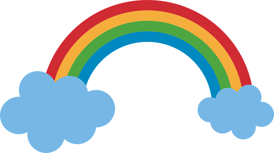 rainbow, symbol, trout free png vector