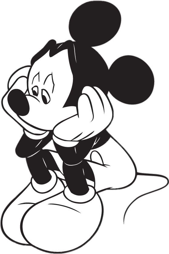 computer, mickey mouse, sadness png background hd download