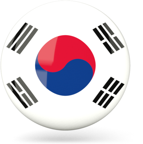 korean, circle, american flag Free Unlimited PNG download