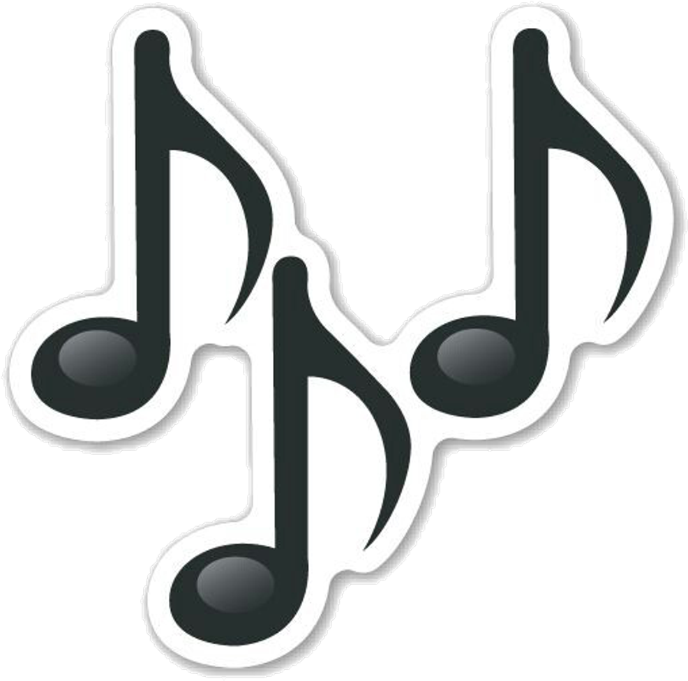 music notes, music, emoticon png background download