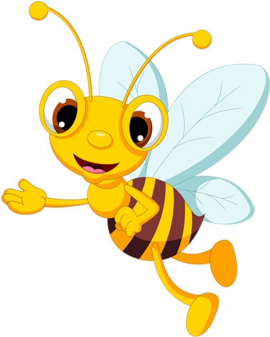 bee, illustration, queen bee png images for photoshop