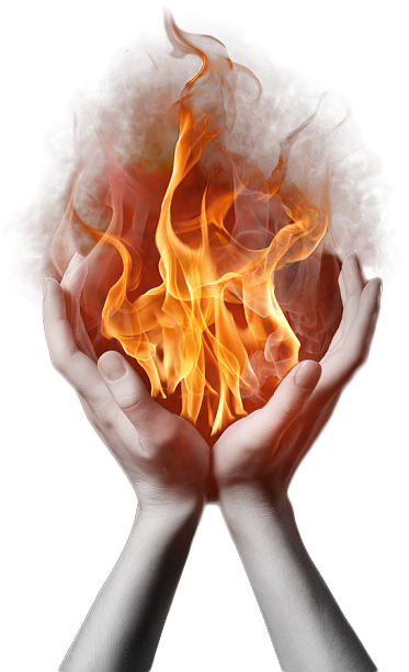 flame, hold, hand Png images with transparent background