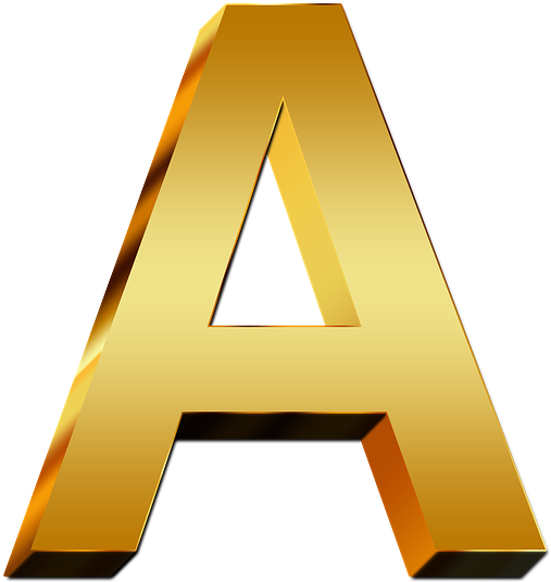 letter a, isolated, a logo PNG images for editing