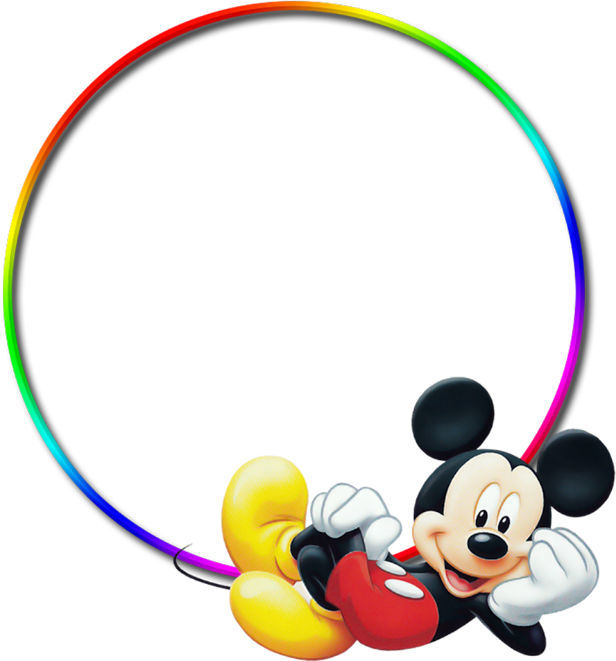 mickey mouse, computer, border Png Background Instagram