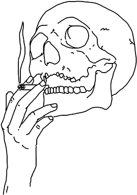 skull silhouette, draw, treatment png images background
