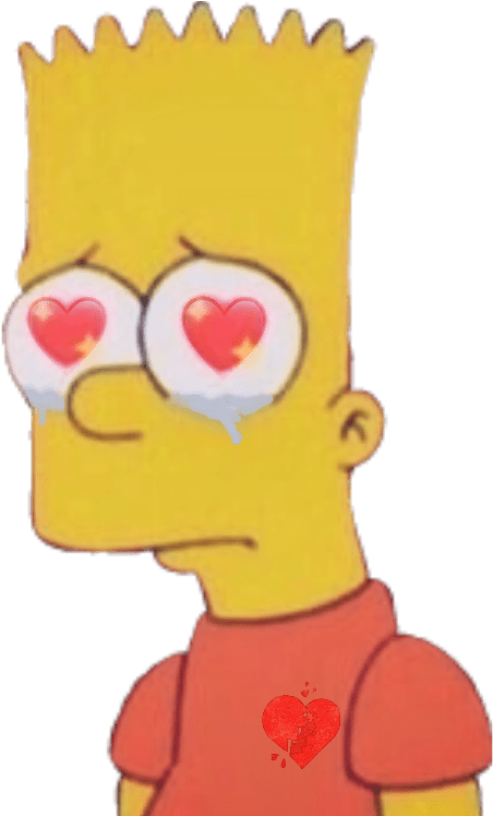 heart, sadness, simpsons Png Background Full HD 1080p