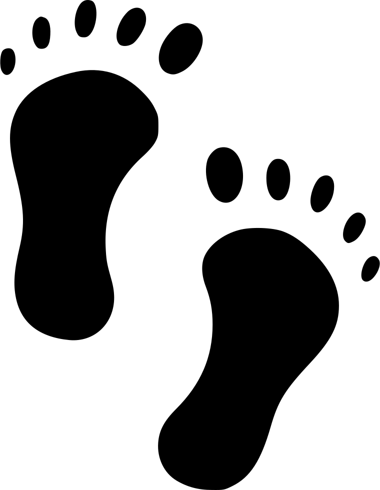 feet, logo, footstep free png vector