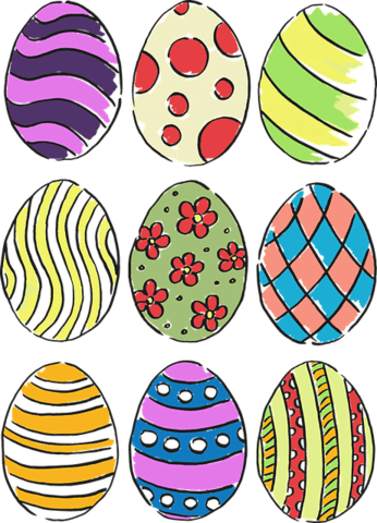isolated, print, colored egg png background hd download