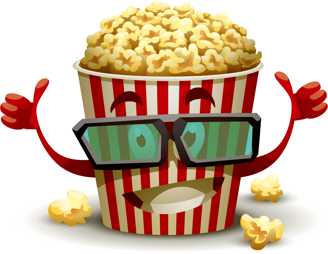 popcorn box, pattern, clean png photo background