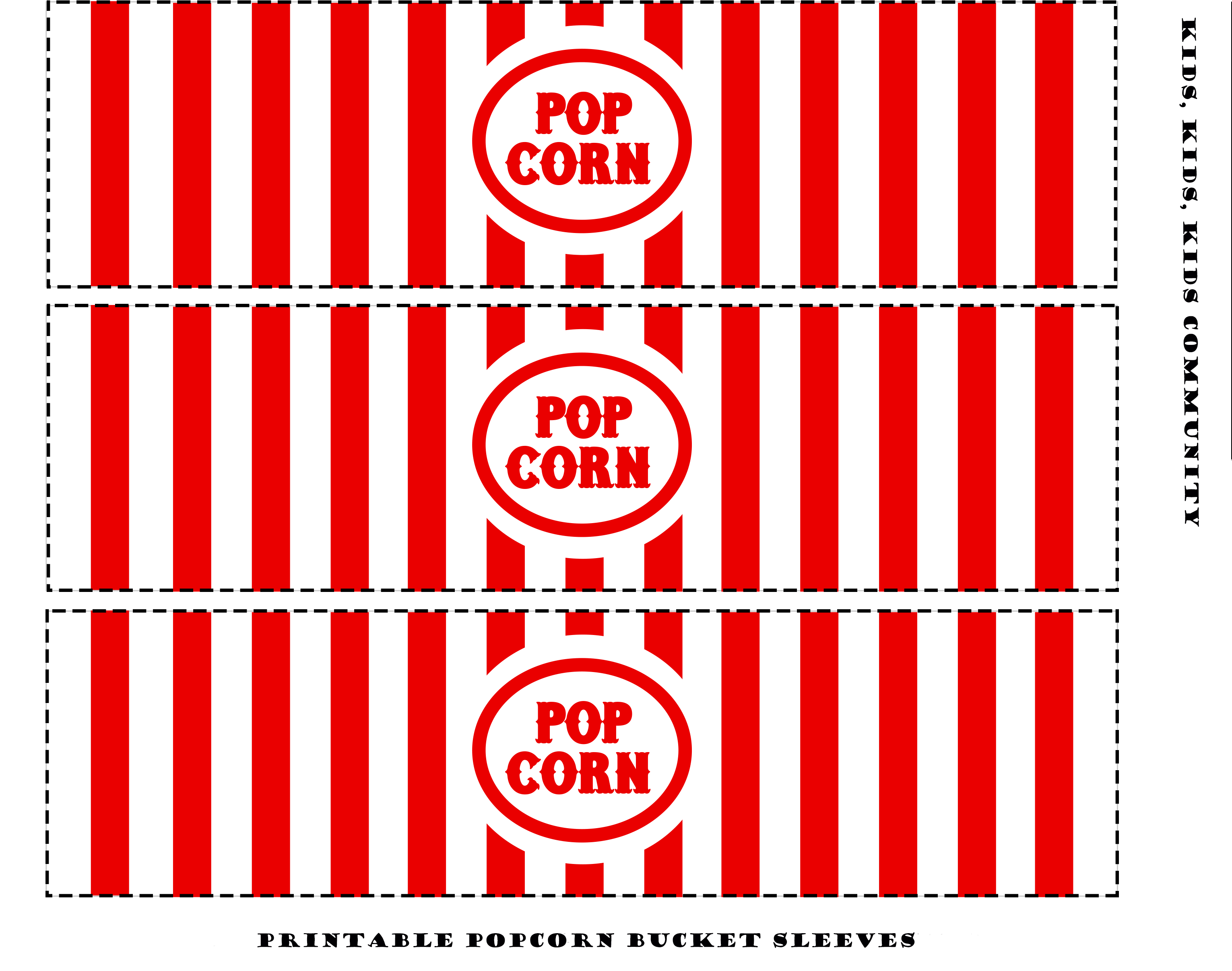 popcorn box, printable, sale png background download