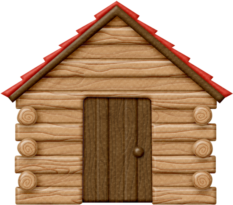 house, three, wood free png vector
