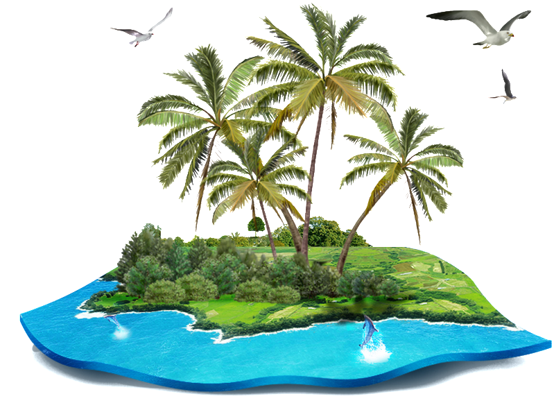 island, people, forest Free Unlimited PNG download