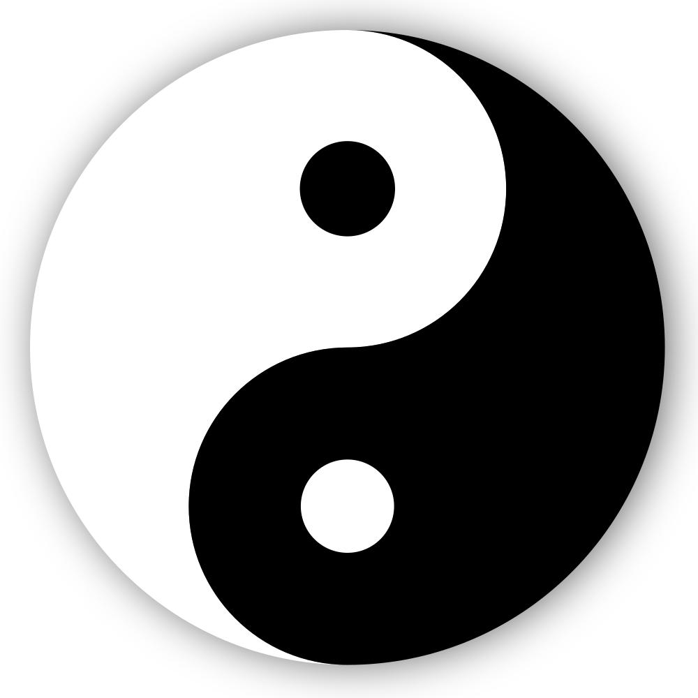 yin yang, ampersand, religion png background full hd 1080p