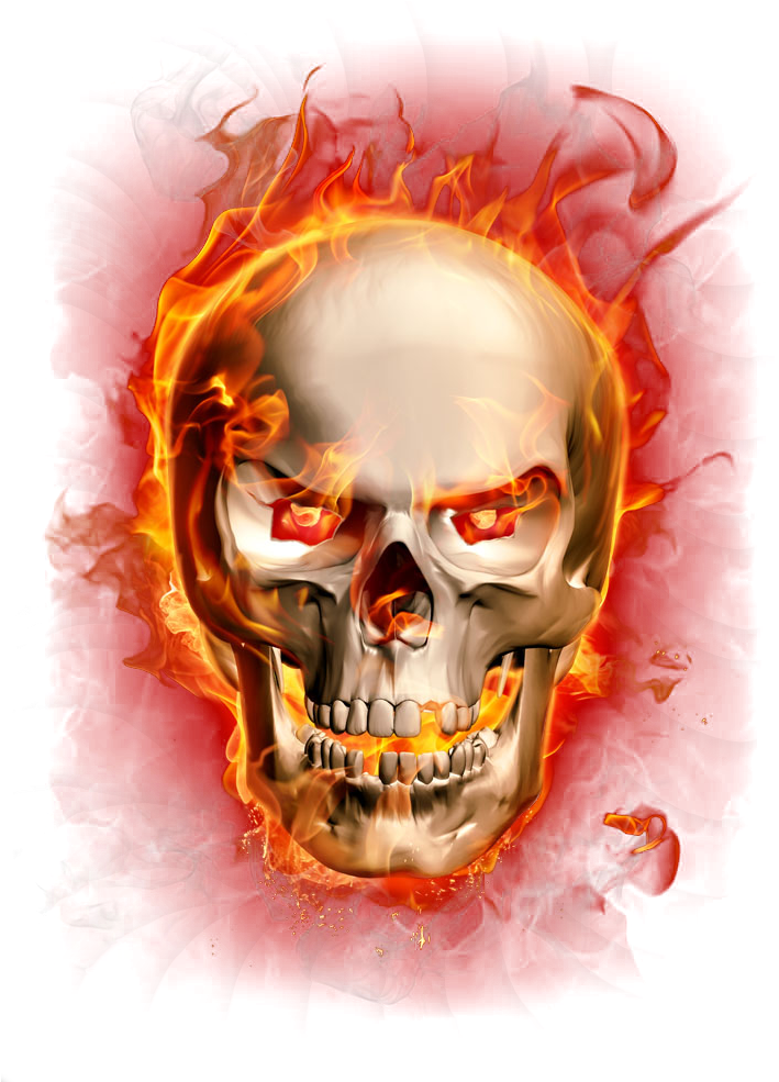 business, skull silhouette, fire png background full hd 1080p