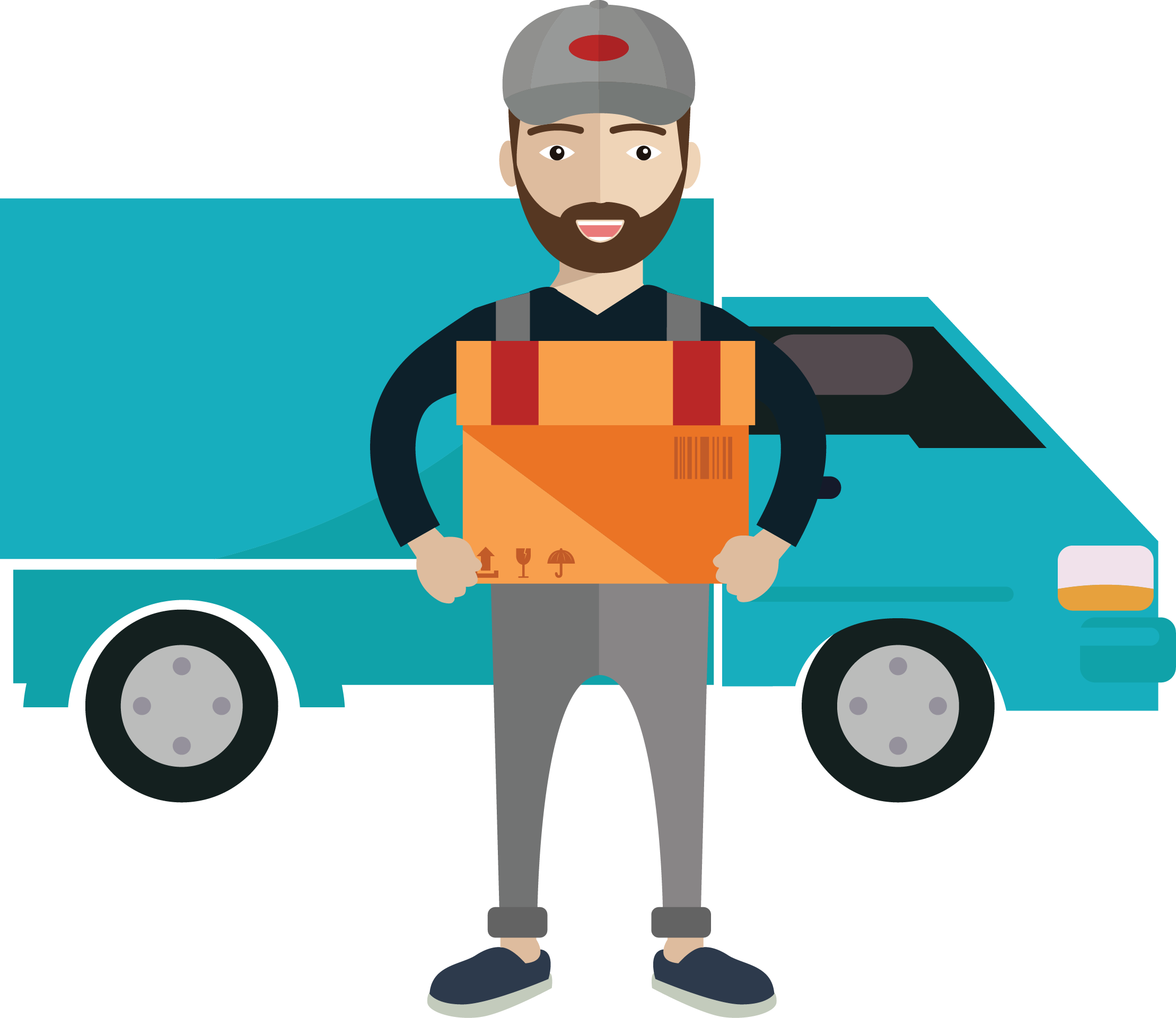 delivery man, background, sale png background download