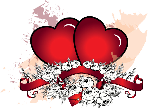 heart, photo, banner png background download