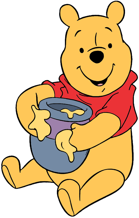 winnie the pooh, eat, illustration png images background