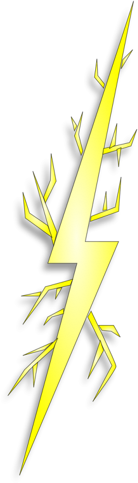 lightning bolt, construction, isolated Png images for design